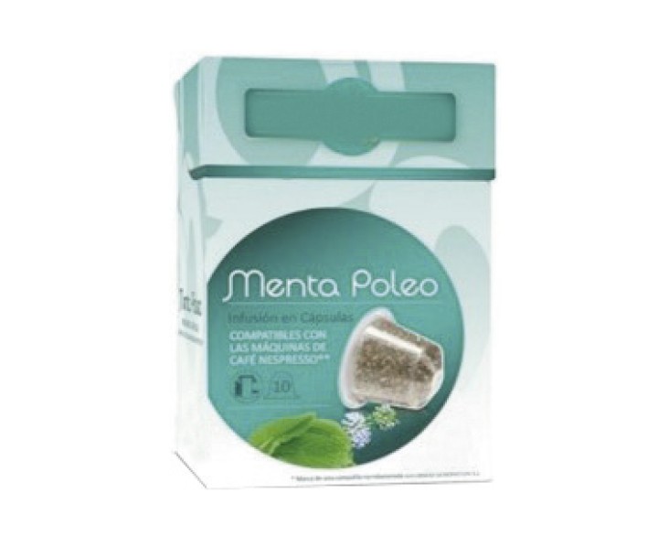 Carton packaging for mint infusion capsules, suitable for cartoning with the SL3 horizontal machine by INVpack
