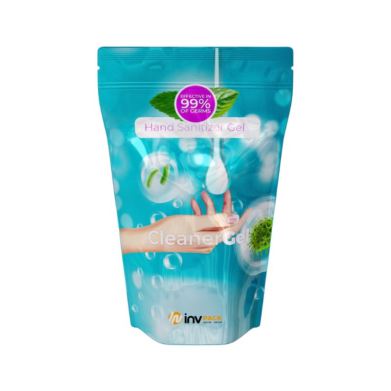 Hand sanitizer gel packed in Bagger pouch | INVpack