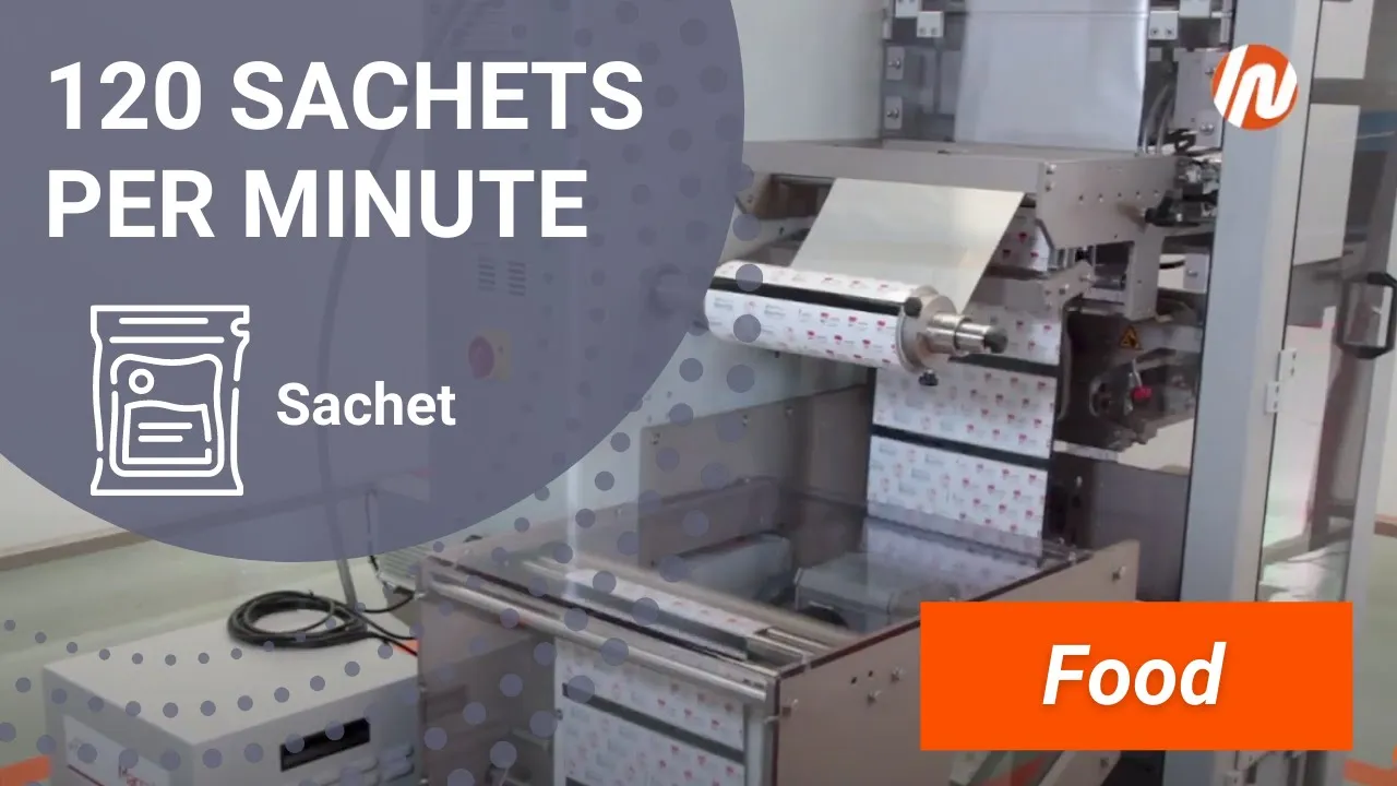 120 SACHETS per minute | MVA3 machine | INVpack