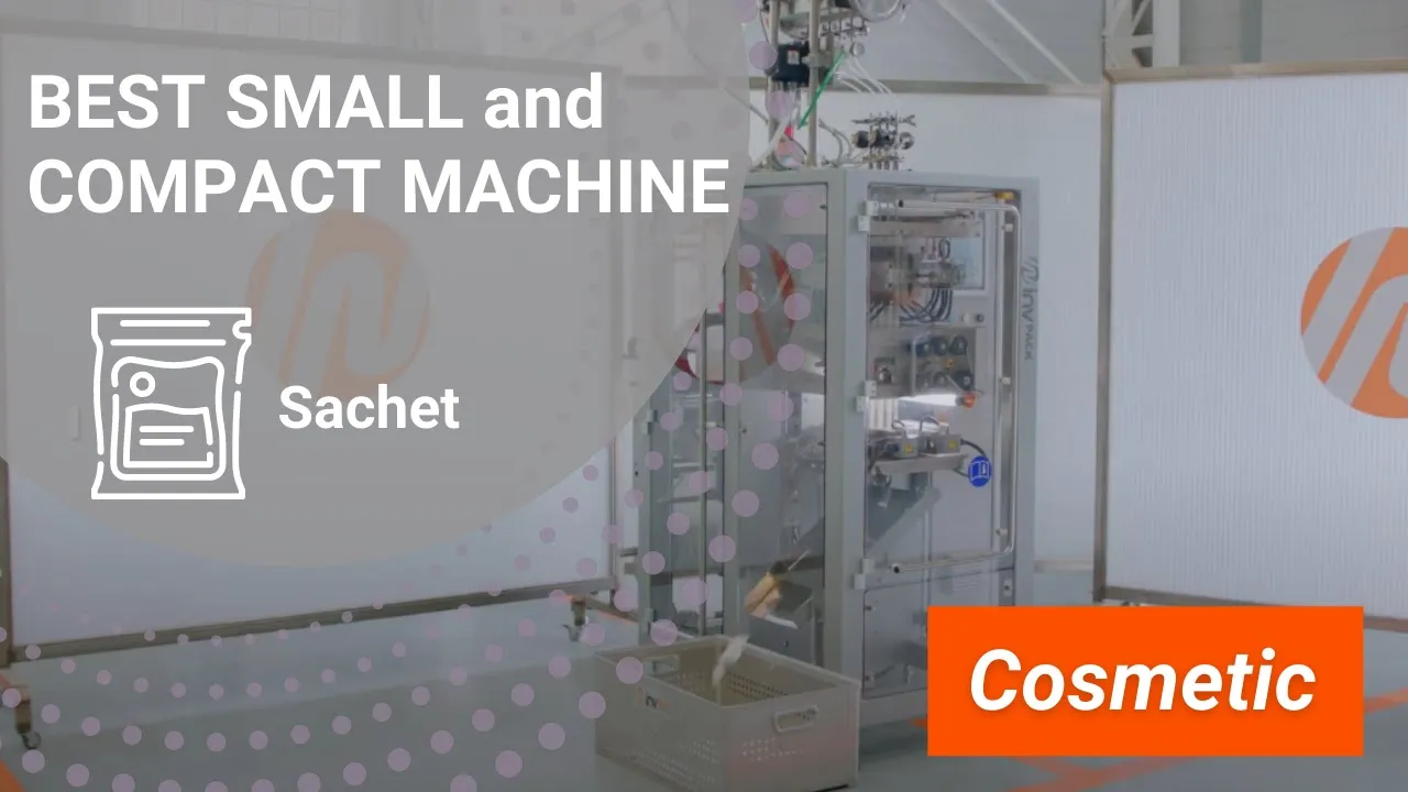 The BEST small and compact sachet machine for hydroalcohlic gel | MVA3 EVO machine INVpack