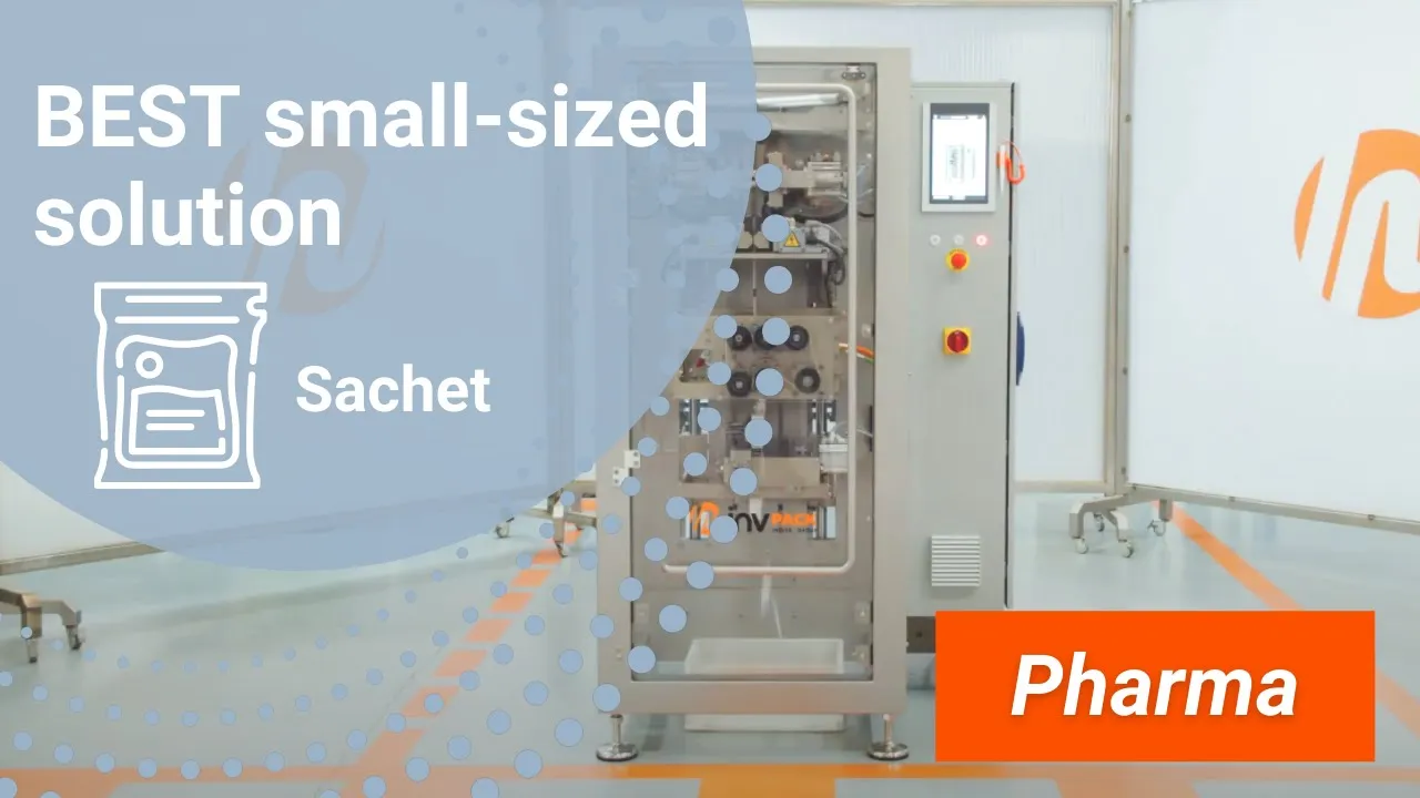 The BEST small-sized solution for SACHET format | MVA3 EVO packaging machine INVpack
