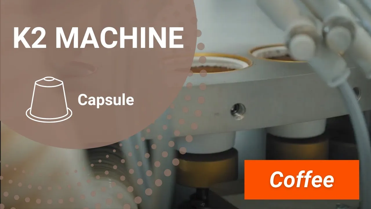 Packaging machine in capsule format for coffee | K2 capsule | INVpack