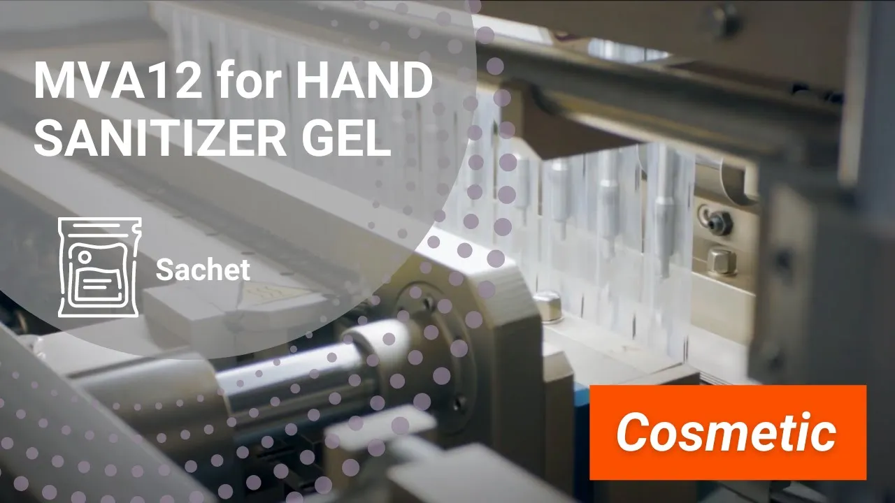 SACHET packing machine MVA12 (for hand sanitizer gel) INVpack
