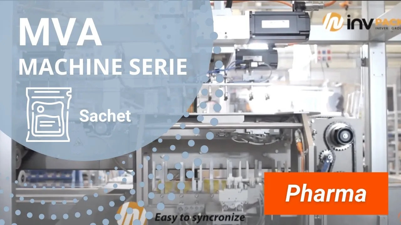 SACHET packaging machine for PHARMA powder | MVA9 INVpack