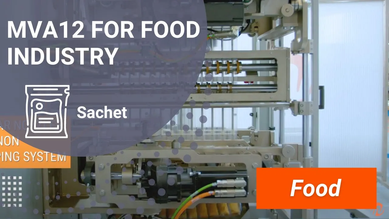 MVA12 sachet packaging machine for food industry INVpack