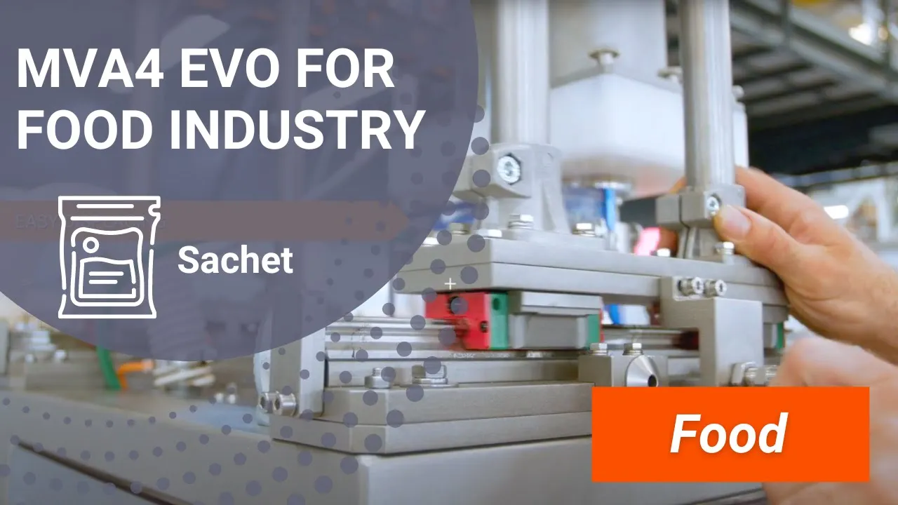 MVA4 EVO sachet packaging machine for food industry INVpack