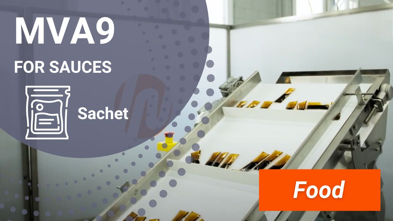 MVA9 sachet packaging machine for sauces food industry INVpack