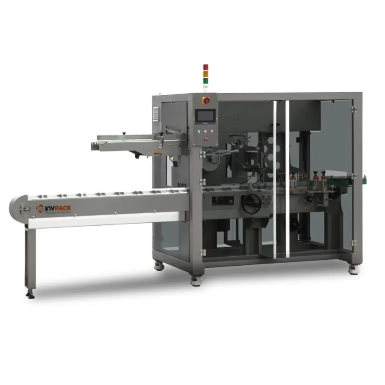 SL3 horizontal cartoning machine by INVpack for side-load carton packaging applications